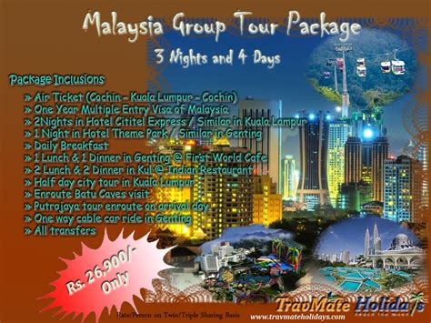 malaysia group tour packages